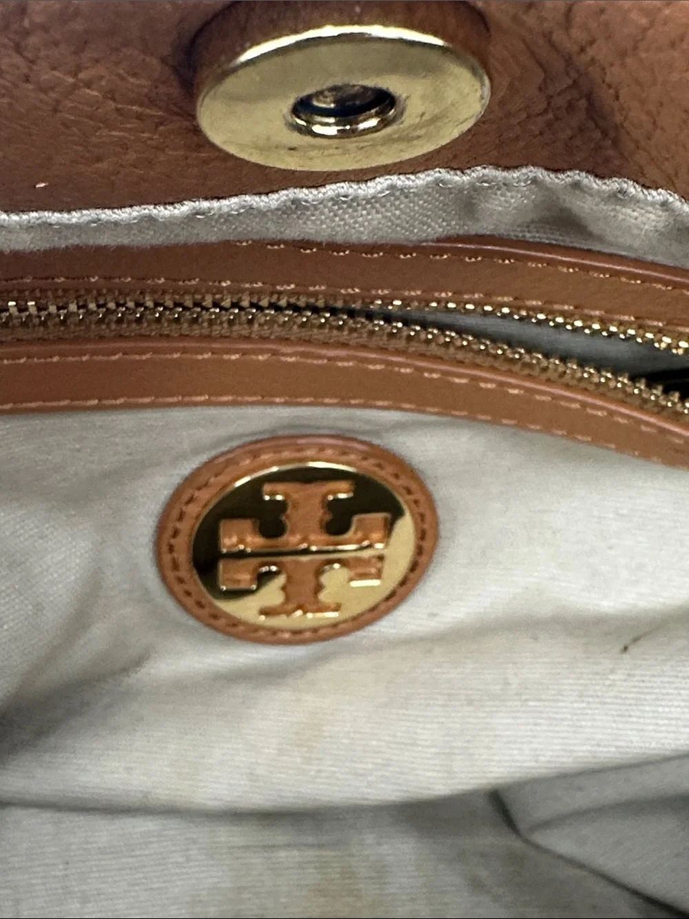 Tory Burch Tan/Brown Amanda Hobo Bag